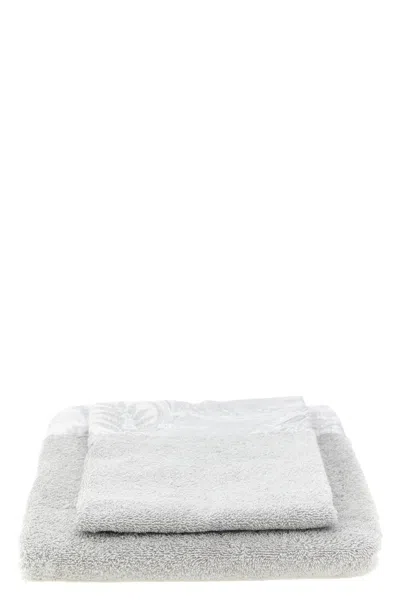 Etro Home 'caladium' Towel Set In White