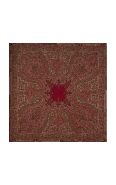 Etro Home - Carvin  Throw - Red