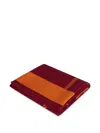Etro Home Check-pattern Throw Blanket (190cm X 140cm) In Red