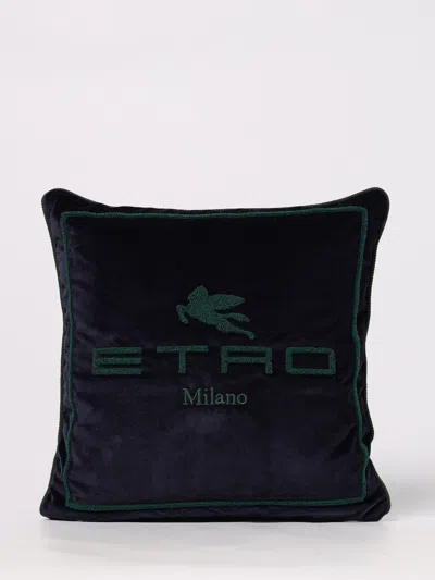 Etro Home Cushions Lifestyle  In Blue