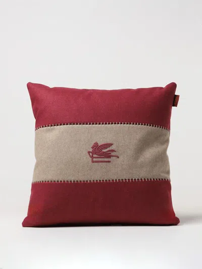Etro Home Cushions Lifestyle  In Red
