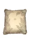 Etro Home Embroidered Trim-details Cushion In Neutral