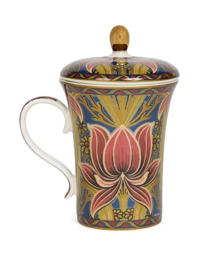 Etro Home Floral-motif Lidded Tableware In Multi