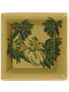 Etro Home Graphic-print Porcelain Tray In Yellow