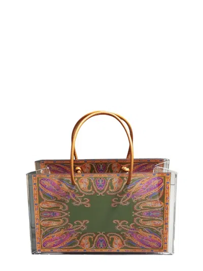 Etro Home Jaipur Magazine Rack 41x24x19.5 In Multicolour