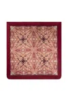 Etro Home Leafy-motif Quilt (270cm X 270cm) In Burgundy