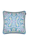 Etro Home Leafy-print Cushion (45cm X 45cm) In Blue