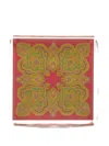 Etro Home Mandala Square Tray (4.5cm X 17cm) In Multi