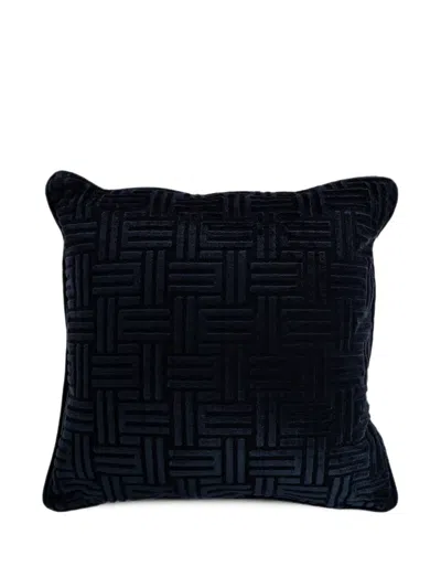 Etro Home Monogram-motif Pillow In Black