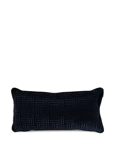 Etro Home Monogram-patterned Cushion In Black