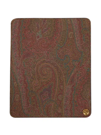 Etro Home Mouse Pad (11.5cm X 17.5cm) In Brown