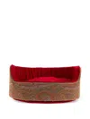 Etro Home Paisley-pattern Pet Bed In Red