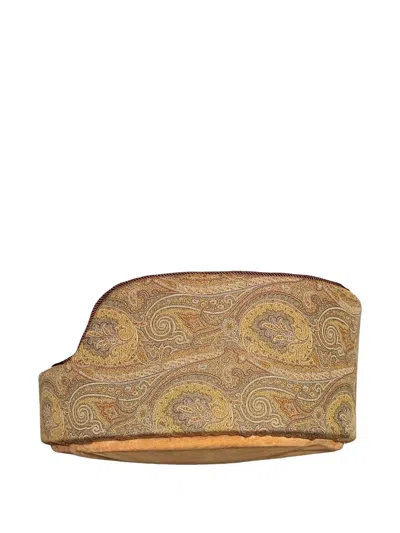 Etro Home Paisley-print Pet Bed In Brown