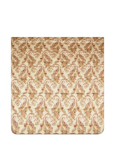 Etro Home Paisley-print Quilt In White