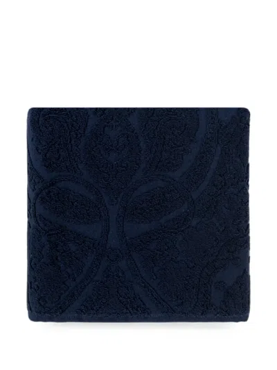 Etro Home Paisley-jacquard Bath Towel In Blue