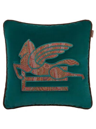 Etro Home Pegaso Cushions Green