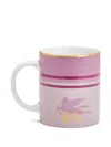 Etro Home Pegaso Striped Mug In Pink