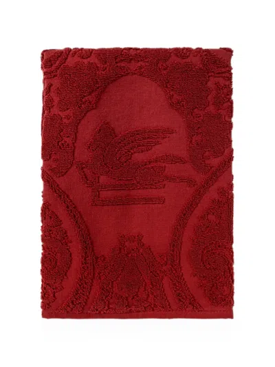 Etro Home Pegaso-jacquard Towels (set Of Five) In Red