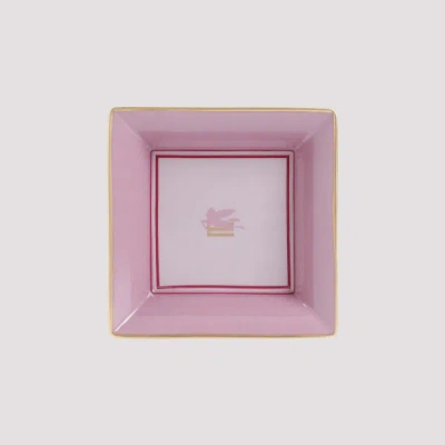 Etro Home Pockets Tray Unica In Pink