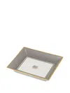 Etro Home Porcelain Tray (4cm X 20cm X 16cm) In Gray