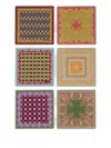 Etro Home Printed Coasters (set Of Six) In Multi