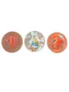 ETRO HOME SET OF 3 ROUND PLATES