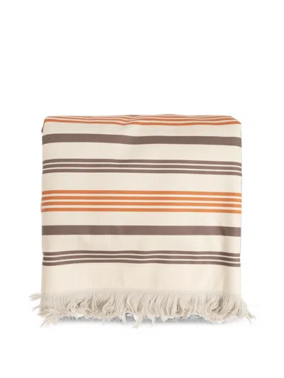 Etro Home Striped Paisley Beach Towel In Multi