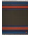 Etro Home Striped Wool-blend Throw Blanket In Multi