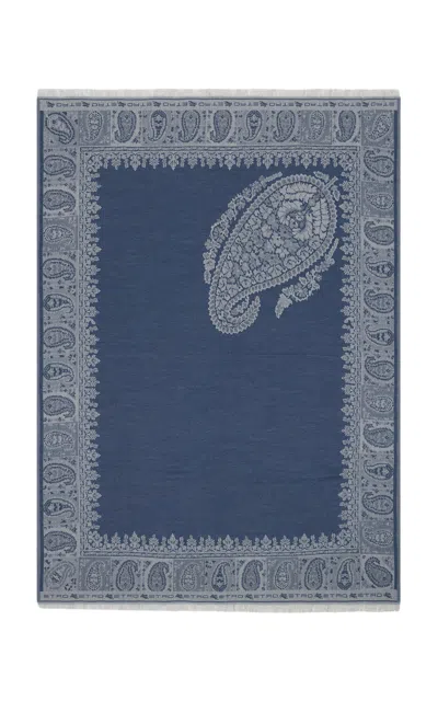 Etro Home - Tagete Throw; Blue - Blue