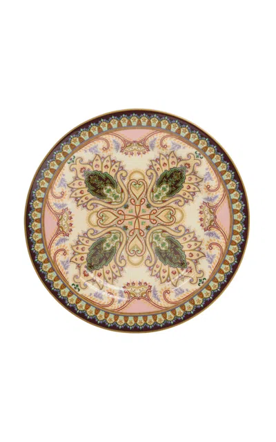 Etro Home - Thistle Decorative Plate; Set By 2 - Purple