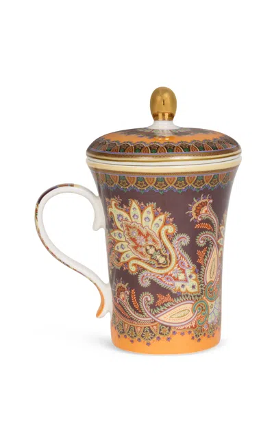Etro Home - Thistle Mug With Lid - Purple