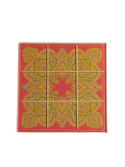 Etro Home Triscout Mandala 20x20 In Multicolour