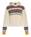 Etro Patterned Hooded Sweater In Neutral