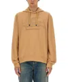 Etro Sweatshirt With Pegasus Embroidery In Brown