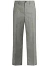 Etro Houndstooth-pattern Trousers In Grey