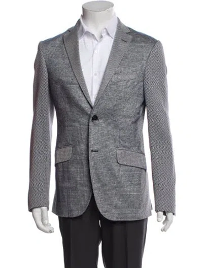 Pre-owned Etro Houndstooth Print Blazer In Multi