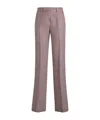 Etro , Houndstooth Trousers, Woman, White, Size 48 In Multicolor