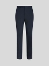 Etro , Houndstooth Trousers, Man, Navy Blue, Size 60 In Navy Blue