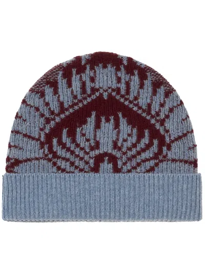 Etro Beanie Hat In Multicolour