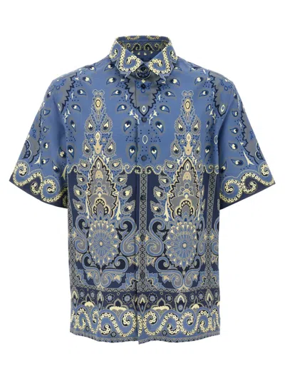 Etro Intricate Paisley Print Cotton Shirt In Multi