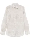 Etro Cotton Shirt In Ivory