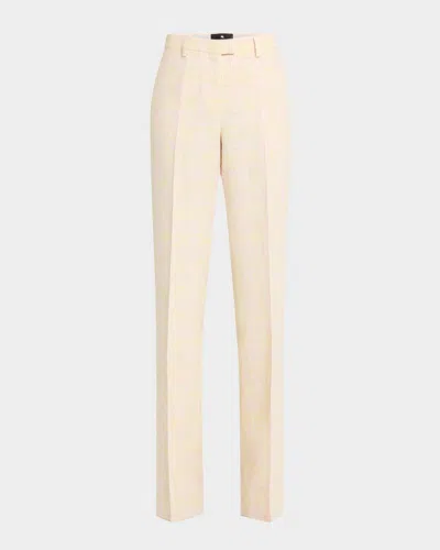 Etro Irridescent Trouser In Pink
