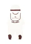 Etro Ivory Babygrow Set For Babykids With Pegasus In White
