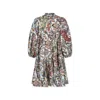 Etro Ivory Dress For Girl With Floral Paisley Print In Multicolor