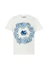 Etro Pegaso-embroidered T-shirt In White
