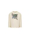 Etro Ivory T-shirt With Logo And Floral Paisley Print In White