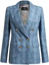 Etro Jacket In Blue