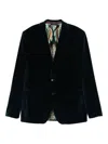 Etro Single-breasted Blazer In Blue