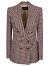Etro Houndstooth-pattern Double-breasted Jacket