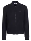 Etro Wool Bomber Jacket In Black